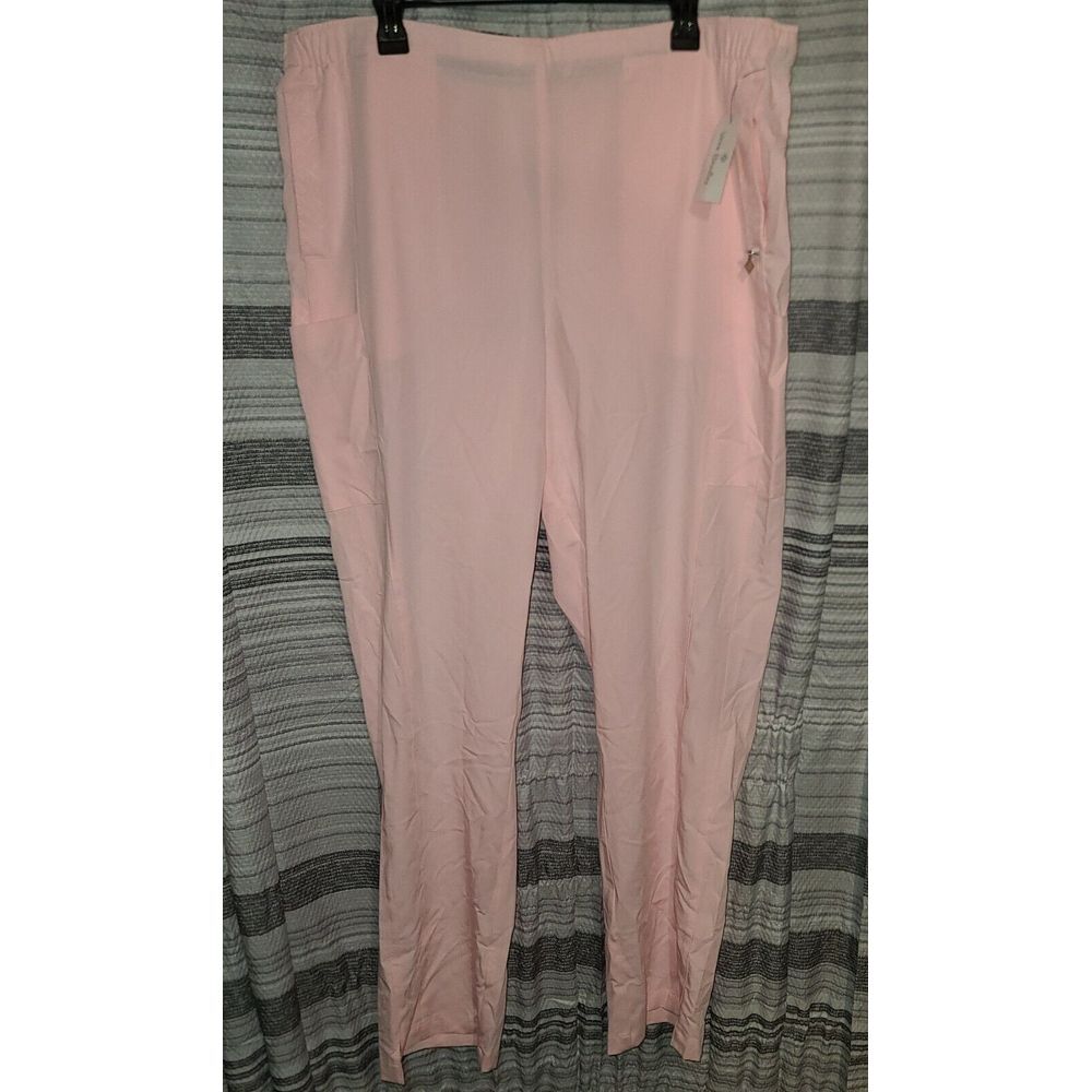 NWT Vera Bradley‎ Pink Cargo Scrubs Bottoms Nursing Pants Women's Size 2XL